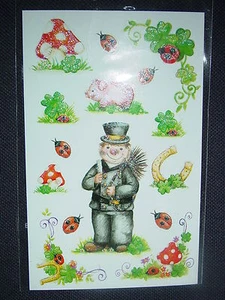 Sticker poetry album chimney sweep chimney sweep lucky charm New Year decoration - Picture 1 of 2