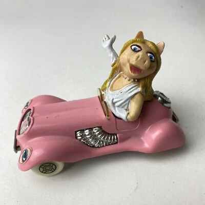 Vintage 1979 The Muppets Miss Piggy in Pink Rolls Royce Diecast Car - Image 1 of 4