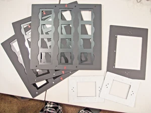 35mm slide holders 4 flatbed scanner; 12 place, set of 3; +unknown 9x12 5x7 mask - Picture 1 of 4