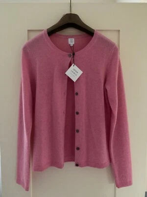 LADIES 100% CASHMERE CARDIGAN, SIZE 8, PINK, JOHN LEWIS - Image 1 of 4
