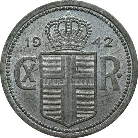 Icelander Coin Iceland 25 Aurar | Christian X | 1942 Cover
