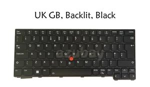 Teclado Reino Unido para Lenovo Thinkpad L13 (2 en 1) Gen 5, 21LB 21LC 21LM 21LN, retroiluminado - Imagen 1 de 3