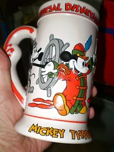 1993 Disney Convention Ceramic Tankard Beer Mug MIB LE 3000 - Picture 1 of 4