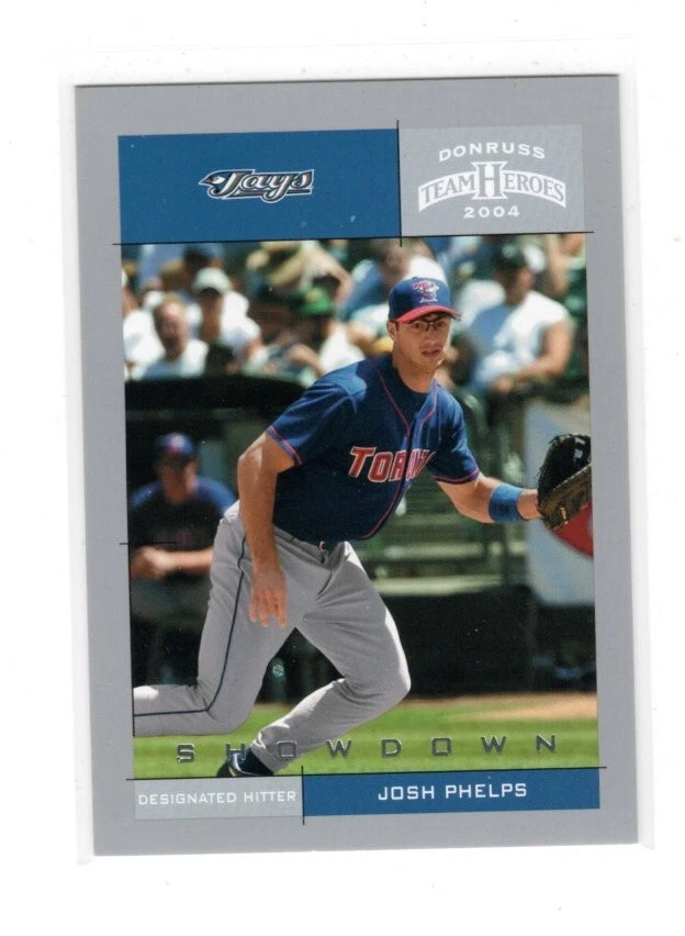 2004 Donruss Team Heroes Showdown Silver #437 Josh Phelps #36/50 - Image 1 of 2