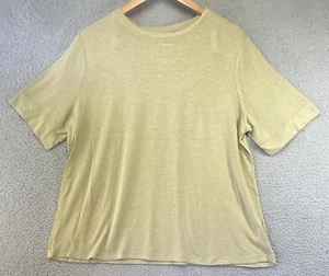 AVA & ViV Light Green Short Sleeve T-Shirt Size 1X - Picture 1 of 5