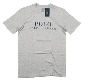 Polo Ralph Lauren Men's Gray Heather Logo Graphic Print Crew-Neck Sleep Shirt - Picture 1 of 3