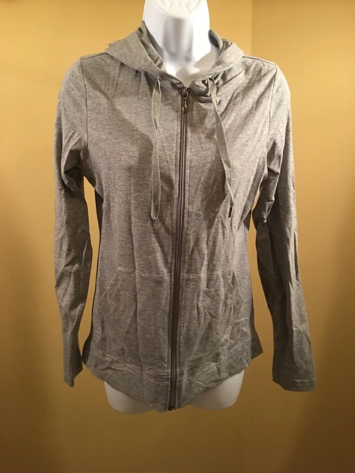 Chaqueta atlética pequeña Danskin Now Plus Dri-more Core para mujer con capucha y cremallera Foto 1 de 1