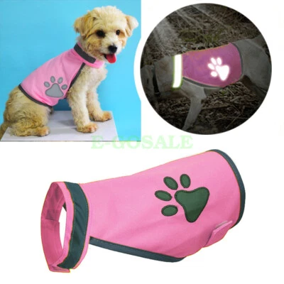 Breathable High Visibility Safety Dog Jackets Reflective Hi Vis Viz Coats Vest. - Image 1 of 4