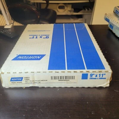 49 PCS Norton 662611-01245 K622 EMERY Sheet 9" X 11"  Medium NEW $79 - Image 1 of 4