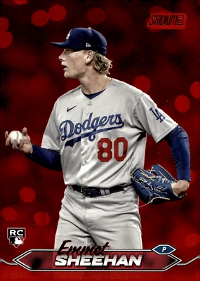 2024 Topps Stadium Club Red Foil - Emmet Sheehan #126 (RC) Dodgers - Image 1 of 2