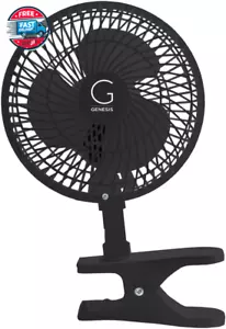 6-Inch Clip Convertible Table-Top & Clip Fan Two Quiet Speeds - Ideal F - Picture 1 of 12