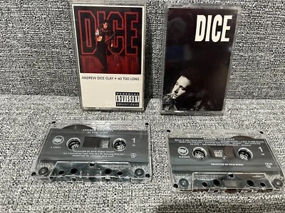 Andrew Dice Clay 2 Cassette Tapes 40 Too Long Mother Goose S/T Rick Rubin 1989 - Image 1 of 2