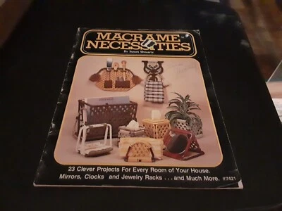 Macrame Necessities By Susan Shwartz #7421 Plaid Enterprises, Inc., 1980 - Image 1 of 4