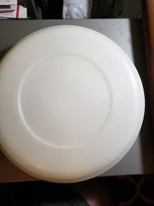 TUPPERWARE VEGETABLE DIVIDED SERVING TRAY BEIGE FROSTED LID - Picture 1 of 4