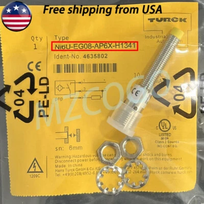 Ni6U-EG08-AP6X-H1341 New For TURCK Proximity Switch Sensor 10-30VDC 200mA - Image 1 of 4