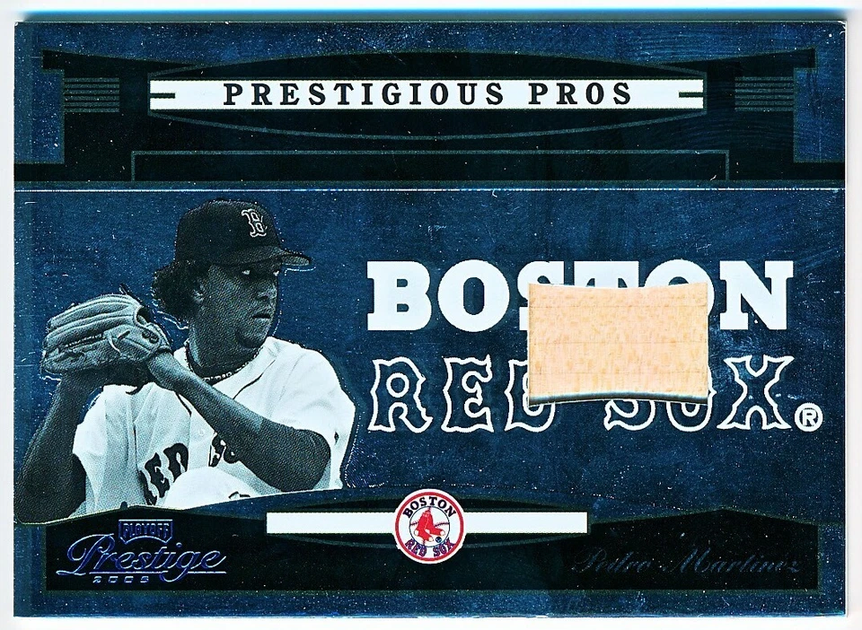 2005 Prestige Pedro Martinez Prestigious Pros Material Silver Bat #PP-45 (24/25) - Image 1 of 1
