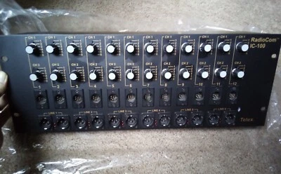 Telex RadioCom IC-100, 6 Channel Source Assign Panel - Image 1 of 4