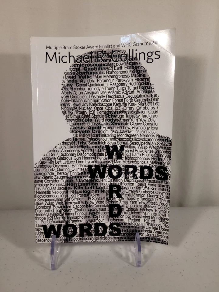 PROOF Words Words Words  by Michael Collings Poetry Paperback 2018 - Image 1 of 4