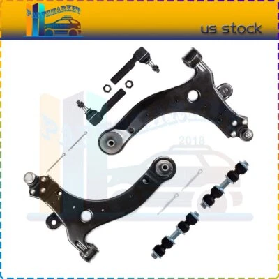 For 1997-2004 Buick Regal Set Of 6 Front Lower Control Arm Tie Rod Ends Kit - Image 1 of 4