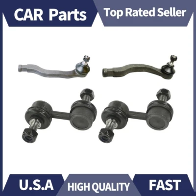 Mevotech 4 件装前领带杆端摇杆链接适用于 1998 - 2001 年本田 CR-V — 第 1/4 张图片