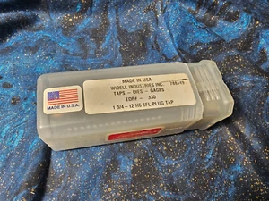 WIDELL Industries Tap Die EDP# 330 1¾" - 12 H6 6FL Plug Tap USA - Picture 1 of 3