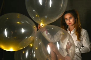 10 TOLLE CATTEX 45cm Ø Verpackungsballons * 10 Luftballons klar weithals STUFFER - Bild 1 von 2