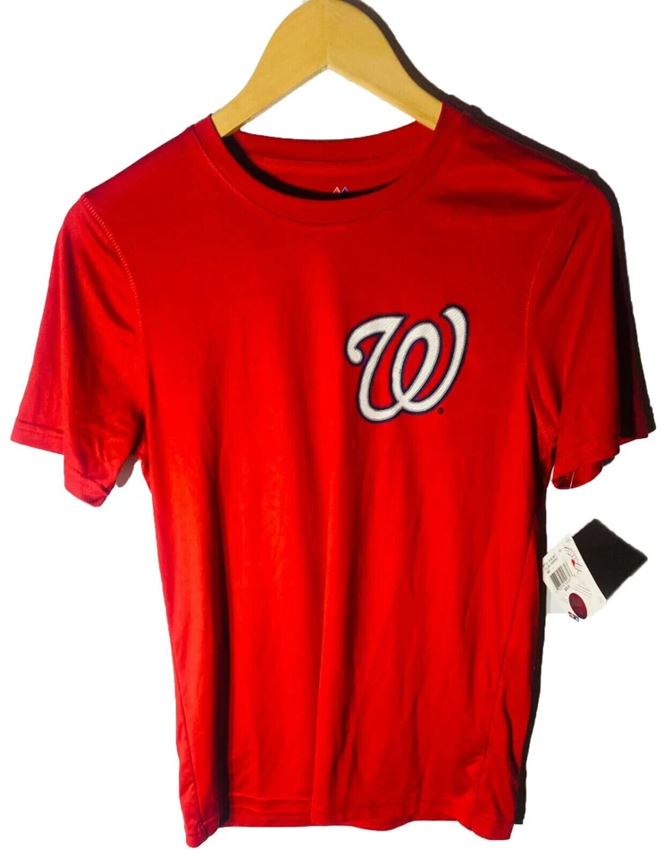 Majestic Athletic Youth Washington Nationals Ian Desmond #20 T-Shirt, Red, Large - Image 1 of 4