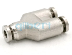 Fit Tube OD 4/6/8/10/12/14/16mm 304 Stainless 3 Ways Y Pneumatic Pushfit Fitting - Picture 1 of 4