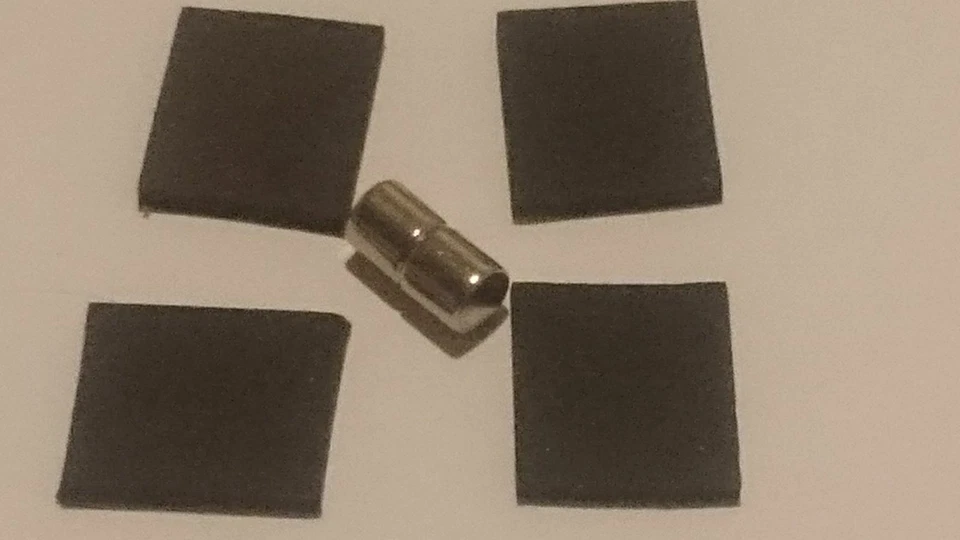 2 x Neodym-Magnet + Moosgummi für Senseo Wassertank Reparatur-Set Top-Qualität - Bild 1 von 1