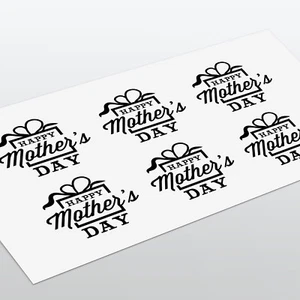 6x Calcomanías Adhesivas Feliz Día de la Madre para Decoración de Fiesta, Copa de Vino, Regalo Hágalo Usted Mismo - Imagen 1 de 2