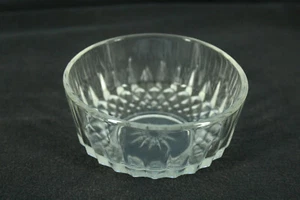 4 1/4" Diameter Bevel Cut Glass Bowl Dish, U.S.A. # 13, Dinnerware Kitchenware - Picture 1 of 6