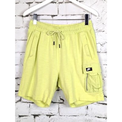 Nike Sportswear 轻便实用工装短亮黄色休闲中号  — 第 1/4 张图片