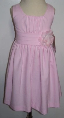 Girls Bonnie Jean Pink Bonnie Jean Easter Party Wedding Dress 4 - Image 1 of 4