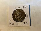 1973 D Kennedy Half Dollar 50 Cent Coin *RARE* Doubling #72 Whitesquirrelcoins