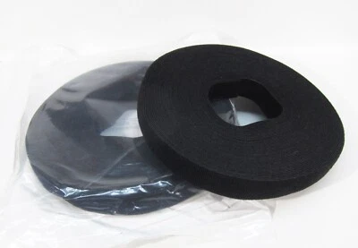 Correa de doble cara marca VELCRO® ONE-WRAP® 1" X 150 pies (50 yardas) negra Foto 1 de 4