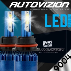 AUTOVIZION Juego de faros LED 9004 HB1 Blanco para 1993-1998 Jeep Grand Cherokee - Imagen 1 de 12