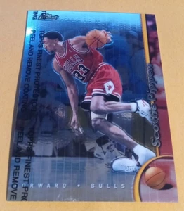 Topps Finest Scottie Pippen #117 1998-99 con revestimiento - Chicago Bulls - Imagen 1 de 2