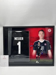 Bayern Munich Jersey Manuel Neuer Signed In Frame COA New Adidas - Picture 1 of 6