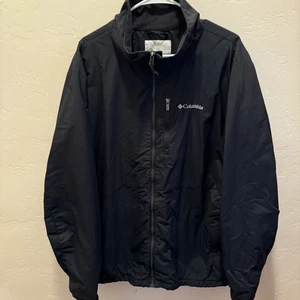 Columbia Jacket Mens Size XLT Navy Blue Full-Zip Softshell Fleece-Lined Outdoor - Picture 1 of 13