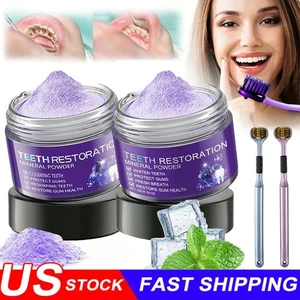 Dental Restoration Mineral Powder, Mineral Tooth Powder, Teeth Whitening HOT US~ - Picture 1 of 21