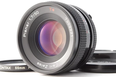 [TOP MINT] Contax Carl Zeiss Planar T* 50mm f/1.7 MMJ MF Lens C/Y from JAPAN - Image 1 of 4