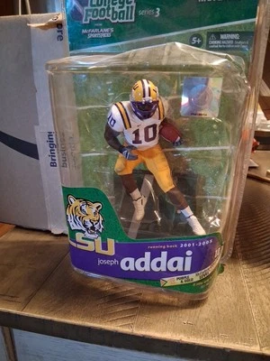 JOSEPH ADDAI 2011 MCFARLANE LSU TIGERS #10 NCAA FOOTBALL SERIES 3 ACTION FIGURE - Image 1 of 3