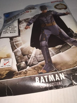 Rubie s Justice League Movie Batman Deluxe Child Costume SMALL (U.S.A.SIZE 4-6) - Image 1 of 4
