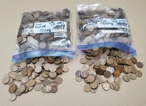1,600 Lincoln Wheat Cents Pennies From The 1930's thru 1950's - Picture 1 of 7