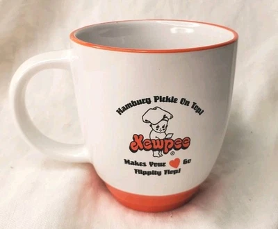Kewpee Restaurant Of Lima Diner Coffee Mug Cups M Ware Heart Go Flippity Flop! - Image 1 of 4