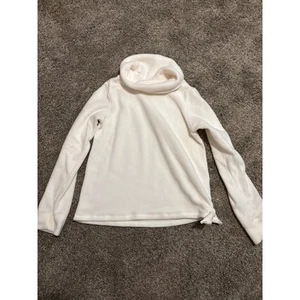 NWOT Old Navy Kid's White Cowl Neck Fleece Pullover Long Sleeve Size XL (14-16) - Picture 1 of 3