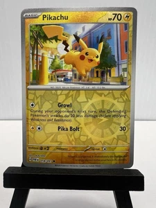 Pikachu Reverse Holo 018/091 SV: Paldean Fates Pokemon - Picture 1 of 2