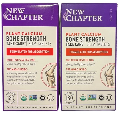 2X NUEVO CAPÍTULO FUERZA ÓSEA CUIDADO COMPRIMIDOS, #180 CADA UNO, #360 TOTAL, CADUCIDAD 3/27+ Foto 1 de 4