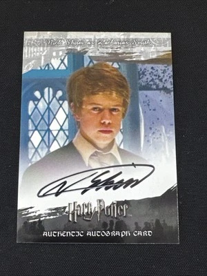 World of Harry Potter 3D Series 2 Auto Autograph Nick Shirm as Zacharias Smith - Image 1 of 2