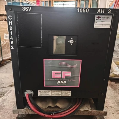 Cargador de batería para carretilla elevadora 36V 3 fases 208/ 240/ 480V 189 AMP Max 1050 AH Foto 1 de 2